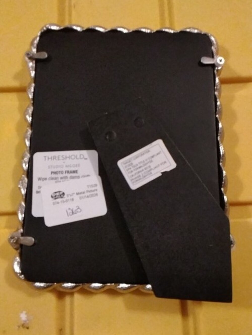 Threshold Silver Rope-Edge Picture Frame 1263 - Picture 2 of 2